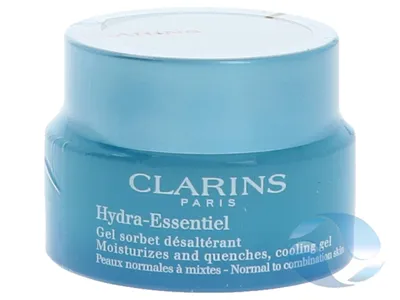 Produktbild von Clarins Hydra-Essentiel Feuchtigkeitsgel Gel sorbet désaltérant 50ml, Frauen, 50 ml, Gel, Mischhaut, normale Haut, ölige Haut, Feuchtigkeitsspendend, Aufpolsterung, Weichmachend, Topf
