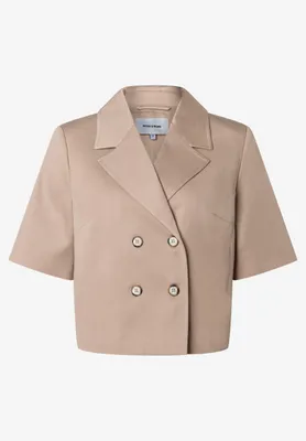Produktbild von MORE & MORE Cropped Double Breasted Blazer powder beige 40