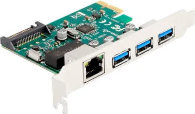 Produktbild von Delock - Netzwerkadapter - PCIe 2.0 - Gigabit Ethernet x 1