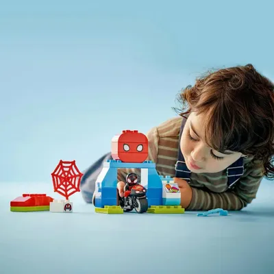 Obrázok produktu pre LEGO DUPLO Spin a dobrodružstvo na motorke, Stavebnica, 2 rok / roky, Plast, 24 kusov, 370 g
