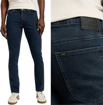 Produktbild von LEE Herren, Jeanshosen, Slim fit LUKE, W32 L34, Blau, Jeans, baggyjeans, buggy