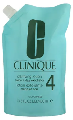 Obrázek produktu pro Clinique Clarifying Lotion 4, Obličejové mléko, Ženy, 400 ml, Mastná pleť, Vyhlazující, Láhev