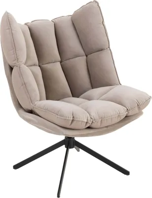 Produktbild von Eleganter Relaxstuhl mit Kissen in Beige, Rostbraun oder Hellgrau für stilvolle Entspannung – Hellgrau