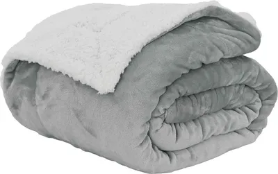 Produktbild von vidaXL Überwurfdecke Grau 150 x 200 cm Fleece