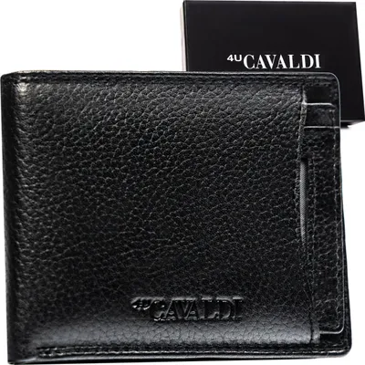 Produktbild von 4U Cavaldi® Herren-Lederbörse RFID Schwarz