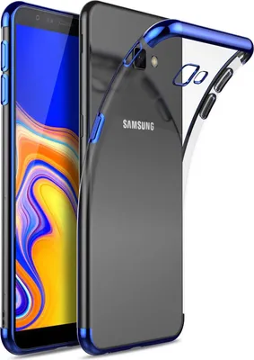 Image de TPU Housse pour Samsung Galaxy J4 Plus Case Silicone Cover Transparent avec marque de couleur Housse téléphone portable