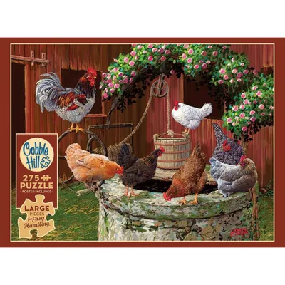 Obrázek produktu pro COBBLE HILL puzzle Hü hner geihen XL 275 dílků