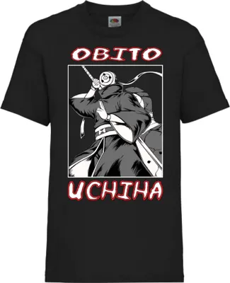 Produktbild von Kinder T-Shirt Naruto Obito Uchiha, 12-13 Jahr - 152 / Schwarz