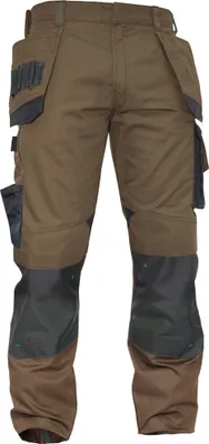 Produktbild von DASSY® Magnetic Arbeitshose mit Holstertaschen und Kniepolstertaschen LEHMBRAUN/ANTHRAZITGRAU Gr.48 Länge: STANDARD