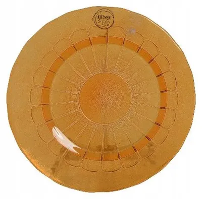 Produktbild von Kaemingk Glas Dessertteller Orange 20 cm