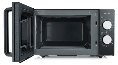 Obrázek produktu pro Severin MW 7762, Pracovní deska, Mikrovlnná trouba s grilem, 20 l, 800 W, Otočné, Černá, Nerezová ocel