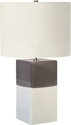 Produktbild von Elstead Alba Tischleuchte E27 Creme Hellgrau,  UK