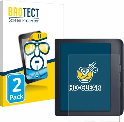 Produktbild von 2x Für Kobo Libra 2 Schutzfolie BROTECT Displayschutz Display Schutz Folie Klar Transparent
