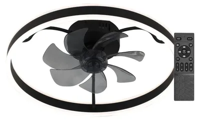 Image de Rabalux Plafonnier avec ventilateur 40W noir Fanfy