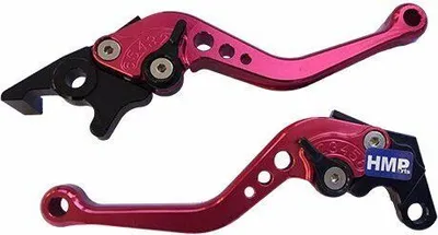 Produktbild von Perfmance Bremshebel SET Sechsstufig Rot für ATV Pit Bike Cross HMParts