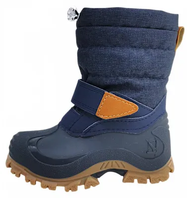 Productafbeelding van Lurchi Finn Kinderschuhe Jungen Klett Winterstiefel Blau Freizeit