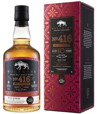 Produktbild von Wolfburn 10 Jahre - No. 416 Small Batch Release - Fully Ruby Port Cask Matured - Highland Single Malt Scotch Whisky