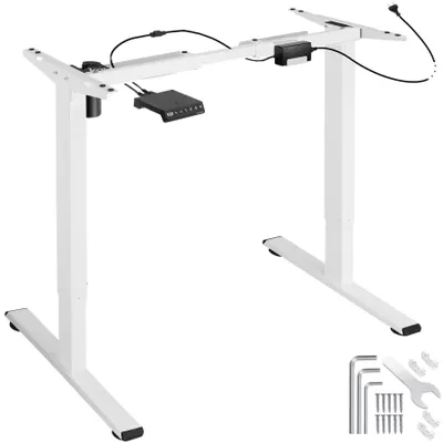 Produktbild von tectake® Höhenverstellbarer Schreibtisch Piotr 85 - 129 x 65 x 71 - 121 cm