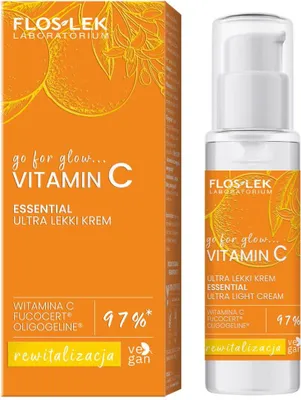 Produktbild von Floslek Laboratorium Go For Glow Vitamin C Leichtes 24h Pflegecreme 30 ml