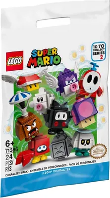 Zdjęcie produktu dla LEGO 71386 Super Mario Mario Characters Series 2 pack, zabawka kolekcjonerska, 1 szt