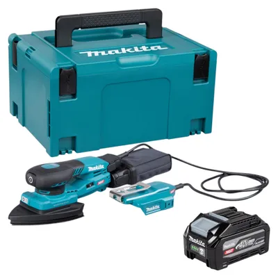 Produktbild von Makita BO 006 CGU101 Akku Deltaschleifer 40 V max. 100 x 150 mm 3,0 mm Hub Brushless + 1x Akku 4,0 Ah + Makpac - ohne Ladegerät