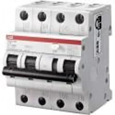 Image de Disjoncteur différentiel magnétothermique DS201NC, 3P+N, 6kA, 16A, AC, C, 30mA – ABB DS3NC16AC30. ABB