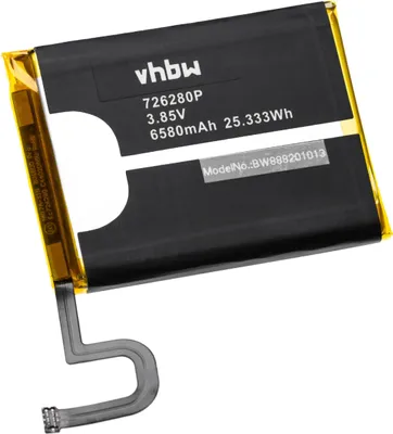 Produktbild von vhbw Akku Ersatz für Blackview 726280P für Handy Smartphone Telefon (6580 mAh, 3,85 V, Li-Ion) + Werkzeug