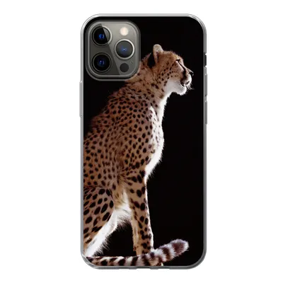 Produktbild von MuchoWow® Handyhülle Schutzhülle Hülle für iPhone 13 Pro Gepard - Tiere - Licht Silikon Softcase Handy Hülle - Handy-Tasche
