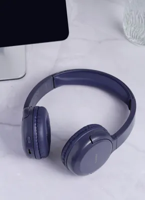 Image de BT210 Casque d'écoute Bluetooth, microphone, pliable, bleu