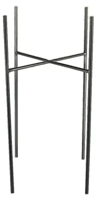 Produktbild von Ter Steege - Blumentopf-Pflanzenstander - schwarz - H50 x B25 cm