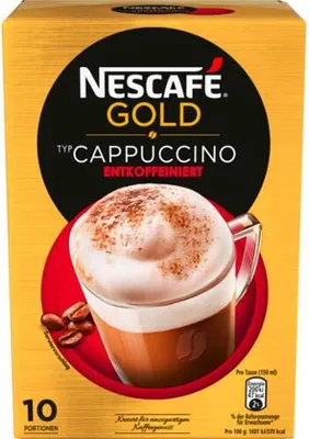 Produktbild von Nescafe Gold Cappuccino entkoffeiniert 10x12,5g
