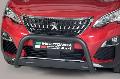 Obrázok produktu pre J&J Automotive | Predné rámy pre Peugeot 3008 2016-vyššie 63mm čierny