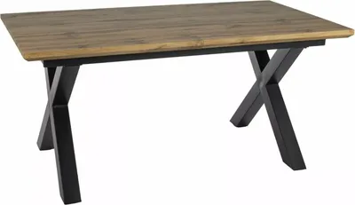 Zdjęcie produktu dla Stół rozkładany XAVIERO II 160(240)x90 dąb artisan/czarny