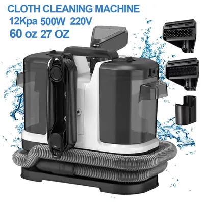 Image de Aspirateur à main pour tapis - 12 kPa - 500 W - 220 V - Puissance d'aspiration : 12 kPa - 500 W, 220 V - Idéal pour les canapés, les voitures et les poils d'animaux