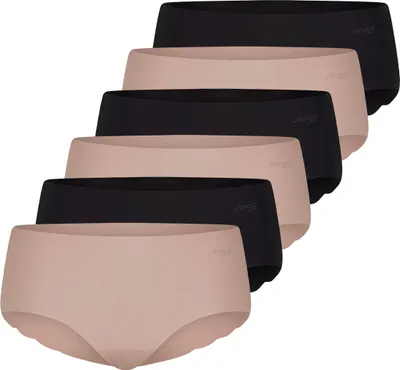 Produktbild von sloggi 6er Pack ZERO Microfibre 2.0 Short Slip Kein Abzeichnen unter Kleidung, Weich und leicht, Bester Tragekomfort