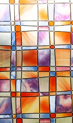 Fensterfolie selbstklebend 67,5x200 cm Orange