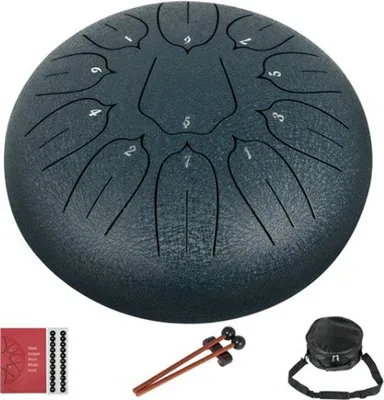 Produktbild von Famanu Tong Drum 25 cm - 11 Töne - Marineblau