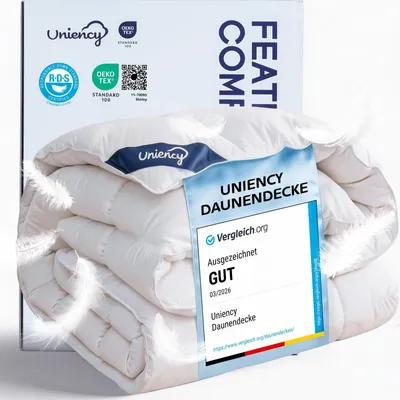 Bettdecke 135x200, 4 Jahreszeiten, 100% Baumwolle, Füllgewicht 1100g