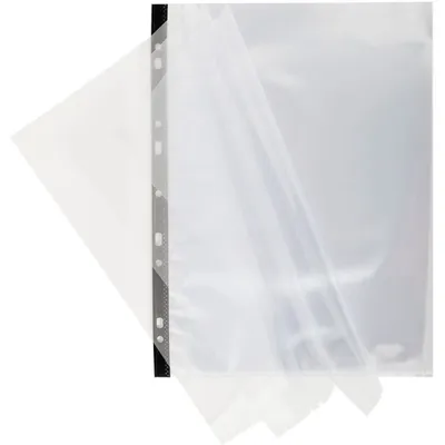 Image de Exacompta 88040E Lot de 10 pochettes transparentes A4 en polypropylène