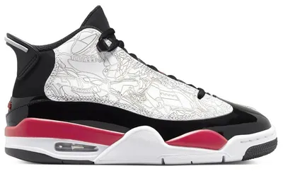 Produktbild von Jordan Dub Zero White Black Fire Red (GS) - EU 38.5
