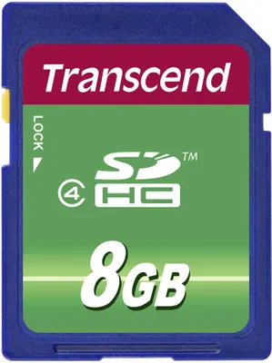 Image de Transcend SDHC 8GB Classe 4