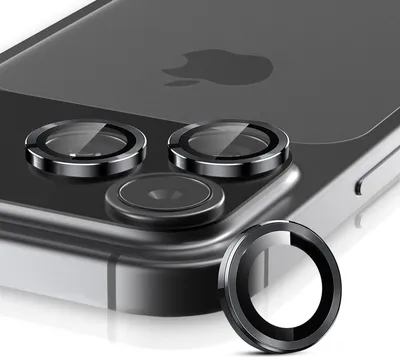 Produktbild von Kamera Linsenschutz Glas Set für Apple iPhone 17 Pro Max Schutzglas Camera Linse Panzerfolie 9H Schwarz