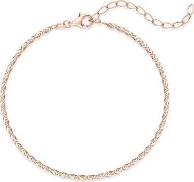 Produktbild von MATERIA by Matthias Wagner S-Panzerkette Rosegold Armband 1,8mm SA-25-Rosegold