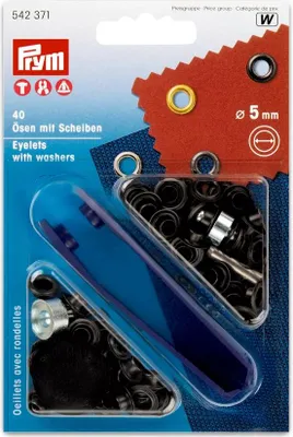 Obrázok produktu pre Priechodky s podložkou + narážač, 5 mm, čierne