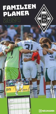 Produktbild von Borussia Mönchengladbach 2024 - Familien-Planer - Fan-Kalender - Fußball-Kalender - 22x45 - Sport