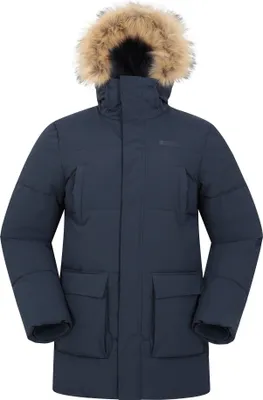 Produktbild von Mountain Warehouse - "Fern" Parka Wattiert für Herren MW2294 (XS) (Marineblau)