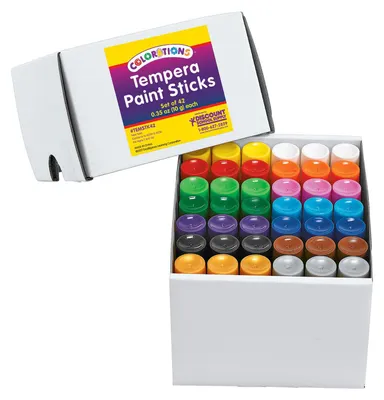 Produktbild von Colorations – Tempera-Farbstifte in 14 Farben – 42 Stück