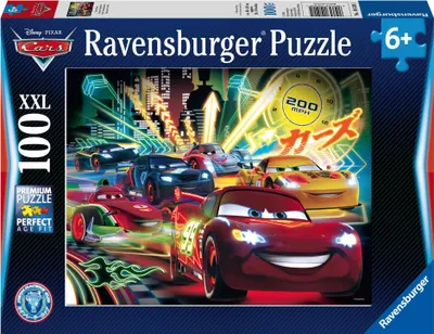 Produktbild von Cars Neon. Puzzle 100 Teile XXL