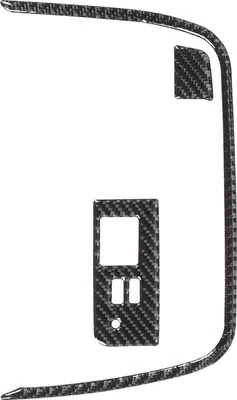 Immagine prodotto di scatola portaoggetti per console centrale in 3 pezzi, telaio, caricatore per auto, pulsantiera, copertura in fibra di carbonio, adatta per Mazda MX-5/Roadster ND 16-20