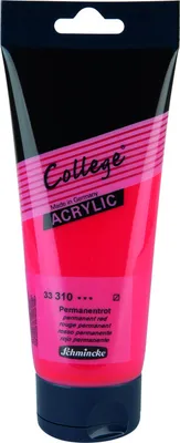 Produktbild von Schmincke 200ml College Acryl Permanentrot Acryl 33 310 014